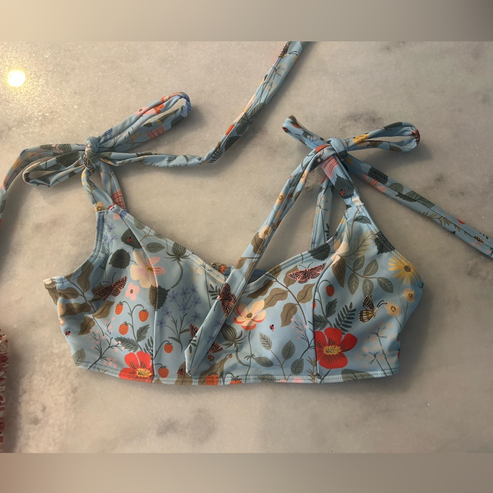 Summersalt Floral Bikini Top